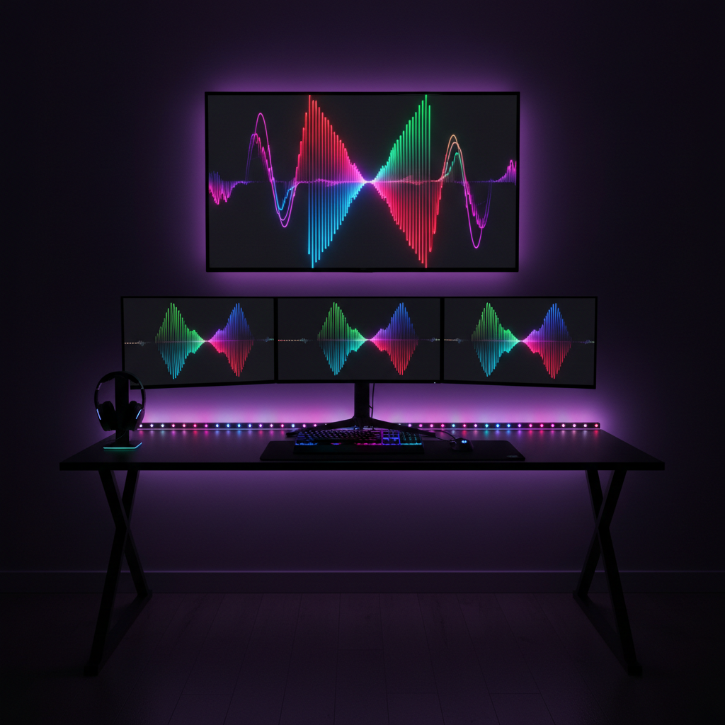 LED Music Sync Strip Lights
